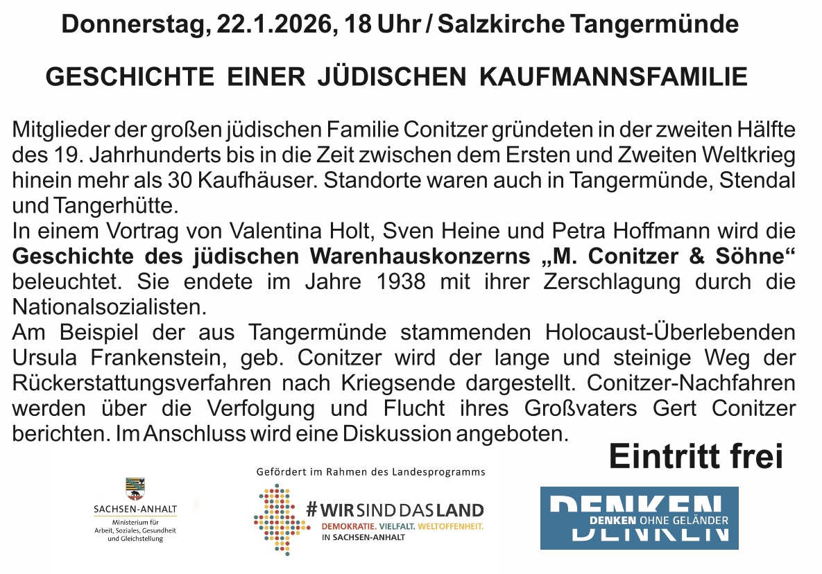 Ankündigung 22.01.2026 Tangermünde