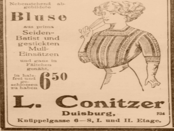 Bazar für Gelegenheitsposten Lina Conitzer oder die Gleichberechtigung der Frauen