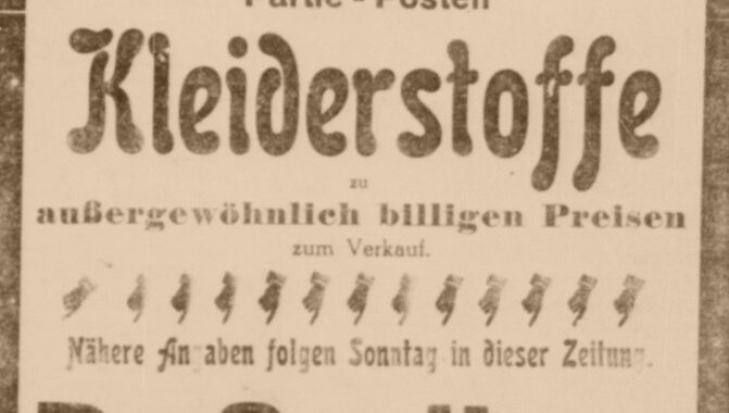 Kaufhaus Paul Conitzer in Duisburg oder die Verzauberung der Frauen